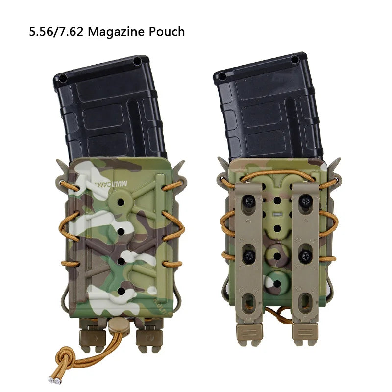 Tactical 5.56/7.62 magazine bag Molle Mag Holder bag for M4 M16 AR15 AK rifle shooting hunting accessories Mag Case