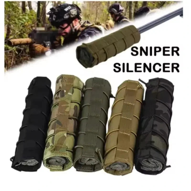..1PC Tactical Suppression Cover,18cm  Protective Case,Suppressor Mirage Heat Shield Sleeve Shooting Cover..