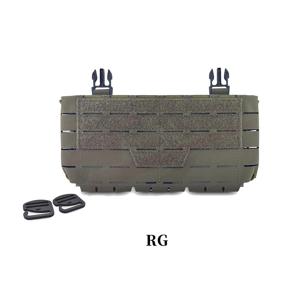 New Tactical Chest Hanging Main Body Front Panel Bag for ARC Placard V4 Vest Triple 5.56 Magazine Storage Pouch
