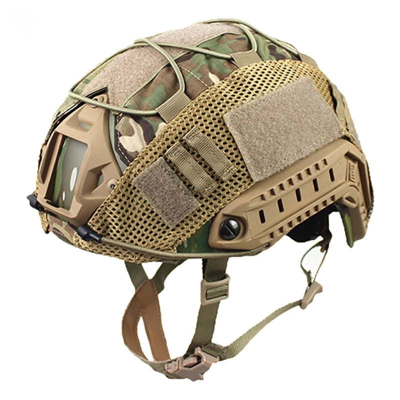 Multicam Tactical Helmet Cover Compatible OPS Core FAST MH PJ BJ For CS Airsoft Simulation Outdoor Accessories