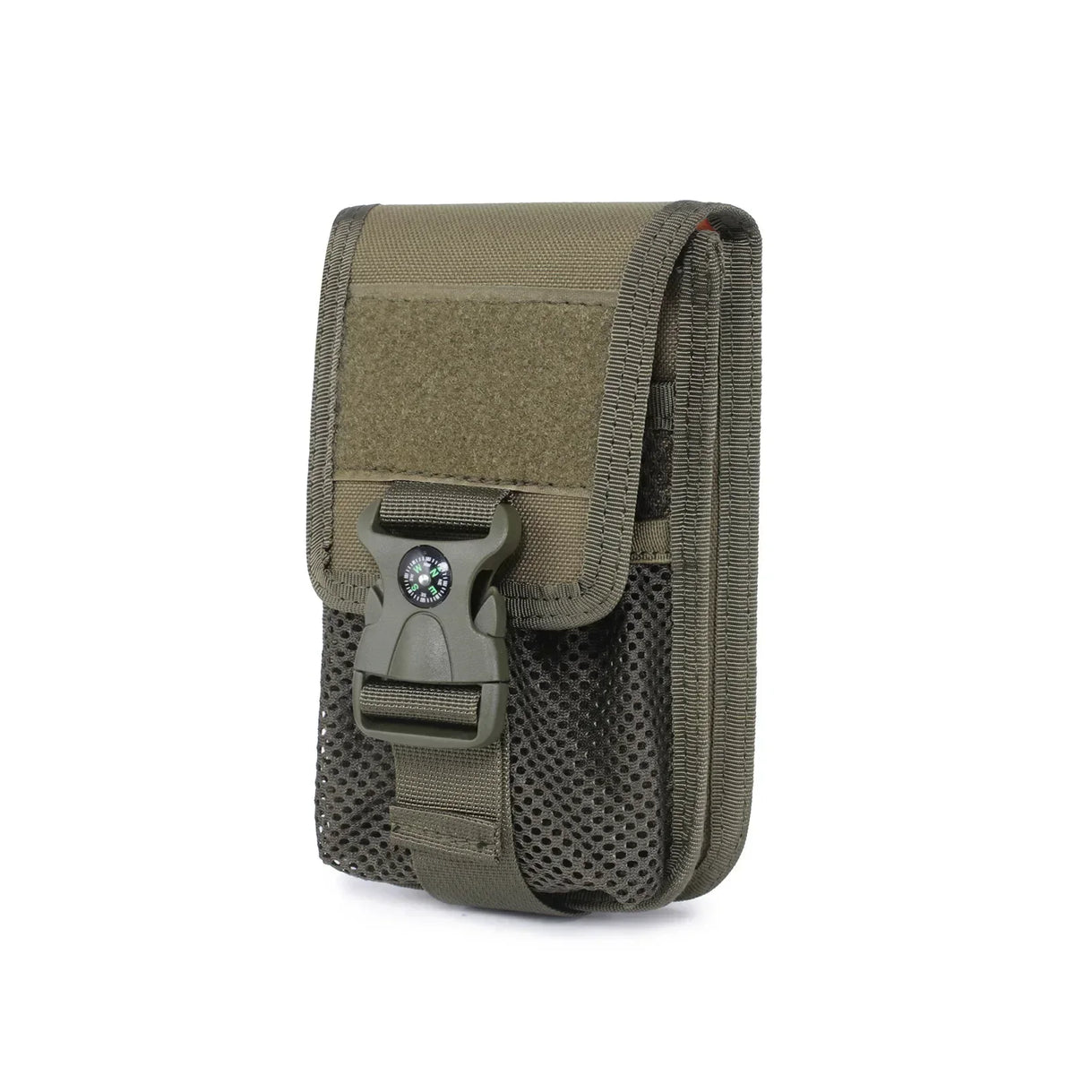 Molle Double-layer Phone Pouch Compass Card Holder Wallet Outdoor Camping Hiking Hunting Accessories EDC Tool Waist Pack Bag