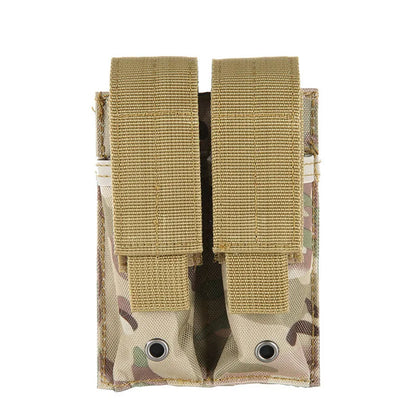 Molle Tactical Triple Pistol Mag Pouch Outdoor Open-Top Single Double 9mm Magazine Pouch Holder Case for GLM1911 92F CZ75