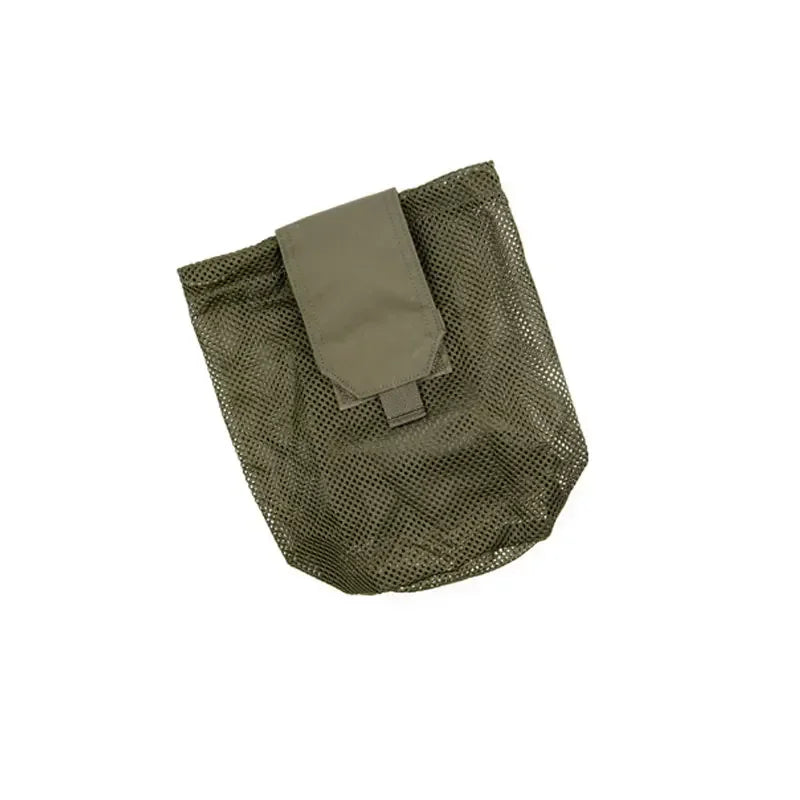 Tactical Dump Drop Pouch EDC Molle Mesh Bag Airsoft Foldable Magazine Ammo Mag Pouches Storage Recycling Gear