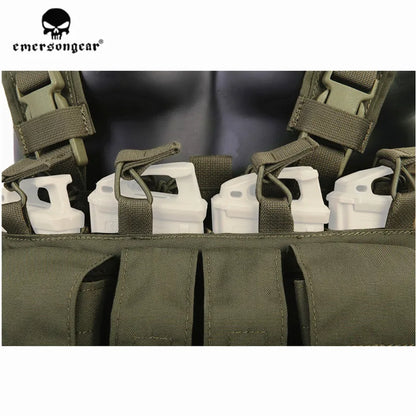 Emersongear MF Style Tactical Chest Rig UW Gen IV Hunting Vest Harness Split Front Carrier Waist Mag Bag