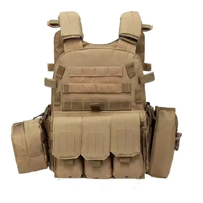 Kids Level III Bulletproof Vest Camouflage Tactical Body Armor Breathable Multi Functional 6094 Vest Stab Proof
