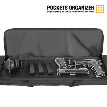 100/120cm Tactical Rifle Bag Single Long Rifle Case Soft Rifle Shotgun Storage Bag Pistol Gun Case Airsoft Shooting Range Bag