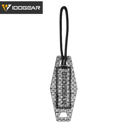 IDOGEAR Tactical Zipper Pull Cord Extension Zip Fixer Hook Handle Replacement Pulls Tab for Vest Backpack 3964