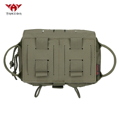 YAKEDA Hunting Quick Open Storage Bag Belt Tank Top Can Attach Outdoor Accessories Bag Outdoor Mountaineering Tool Kit
