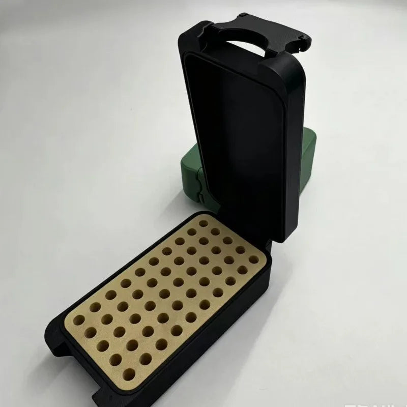 Mini Ammo Storage Box Empty Bullet Case 1Pc Compact Desktop Organizer Collectible Gift For 9mm .22WMR Shooting Enthusiasts