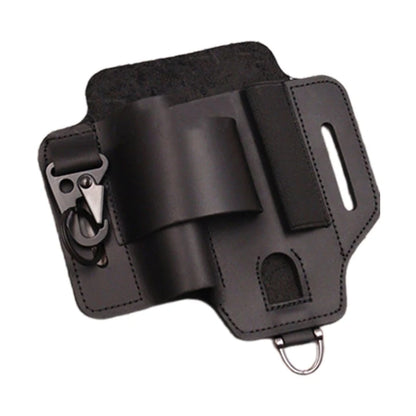 Multitool Sheath Pocket Organizers With Holder Tactically Tool Holsters Leather Belt Sheath Hanging Waist Belt 69HD