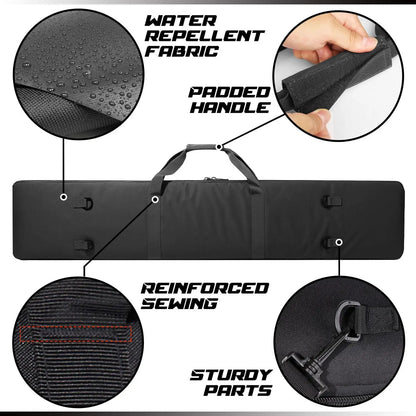 120cm Rifle Gun Case Soft Gun Bag Tactical Shotguns Storage Bag Rifle Carrier Pouch Hunting Gun Backpack for Shooting Range