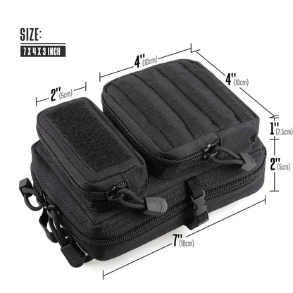 Tactical MOLLE Utility Pouch Mini EDC Tool Phone Storage Bag Medical IFAK Pack for Waist Carry