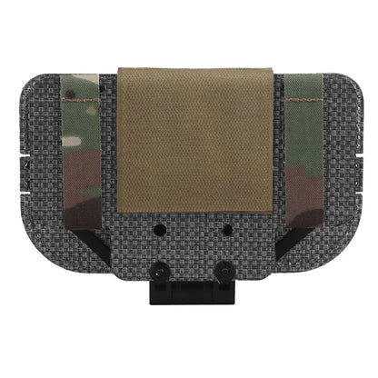 MOLLE Lightweight Foldable Phone Pouch Adjustable Holder for iPhone 15 Pro Max 15 Series Fast Access 8.89x17.15cm Outdoor Gear