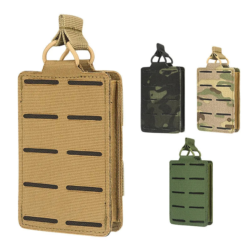 Tactical Molle Magazine Pouch 5.56mm Single Mag Bag for M4 M16 Laser Magazine Holder Waist Pack Hunting Gear