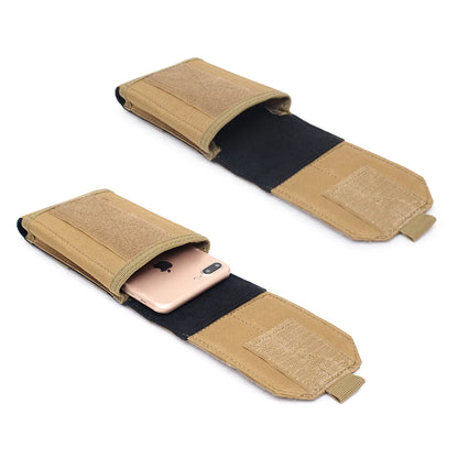 Outdoor Sports Molle Phone Pouch Laser Cut Molle Phone Pouch Waist Pack Camping Hiking Hunting Accessories EDC Tool Bag
