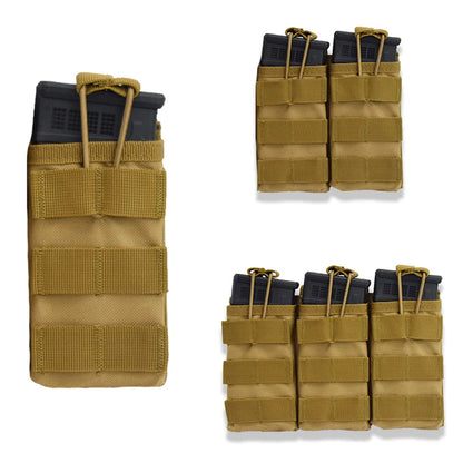Outdoor Hunting Vest Accessories Tactical Magazine Pouch 1000D Nylon Single/Double/Triple Magazine Pouch