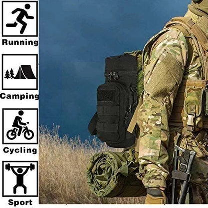 Outdoor Tactical Molle Waist Hanging Water Bottle Bag - Outdoor Travel, Camping, Hiking, Cycling, Fishing, and Hunting Equipment