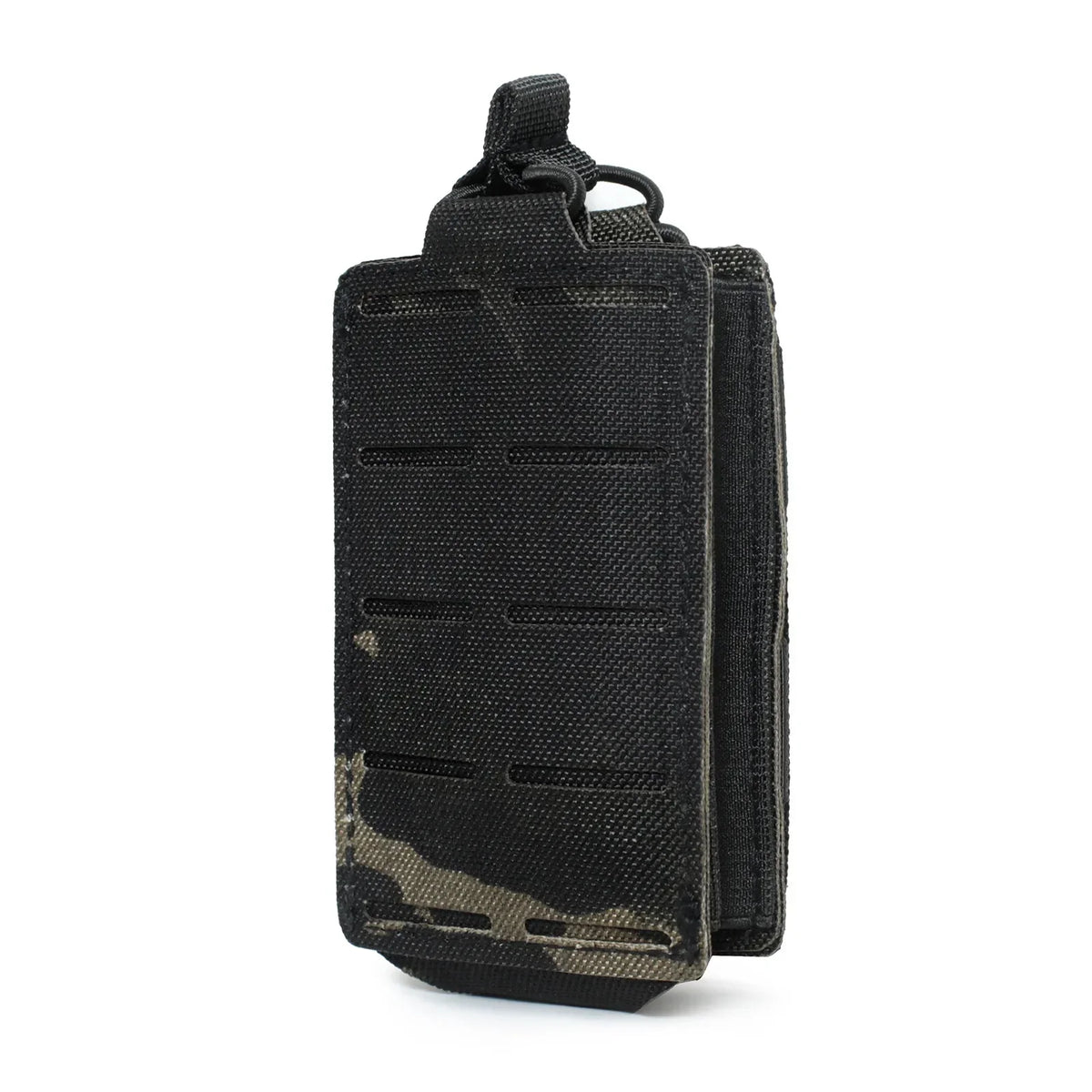 M4 M16 AR15 5.56mm magazine pouch, single magazine holster, MOLLE compatible, EDC waist pouch with laser-cut openings