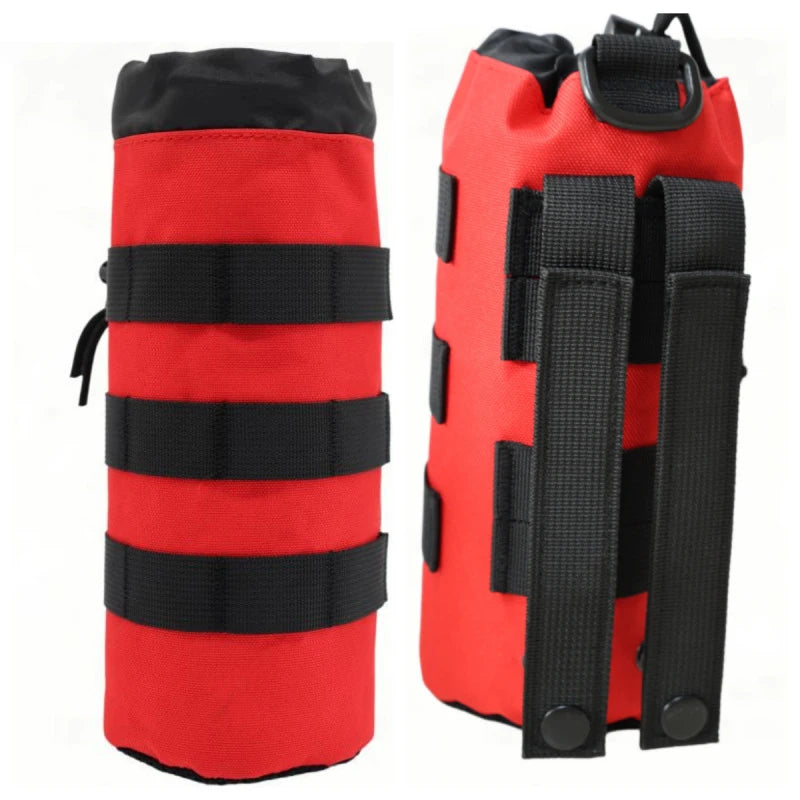 New Tactical Molle Water Bottle Bag Cup Holder Outdoor Camping Hiking Cycling Fishing Hunting Water Bottle Travel Kettle Carrier