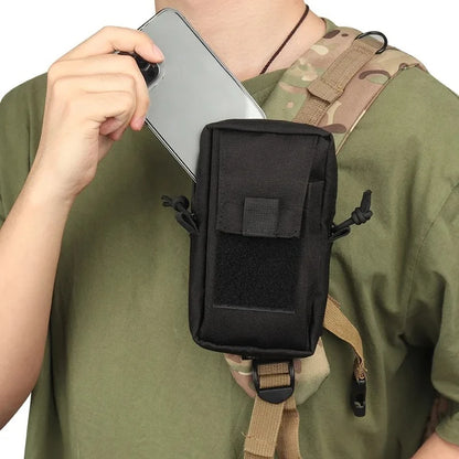 Molle Tactical Waist Bag Outdoor Emergency Edc Pouch Phone Pack Outdoor Backpack Shoulder Strap Accessory Bag Molle Bag