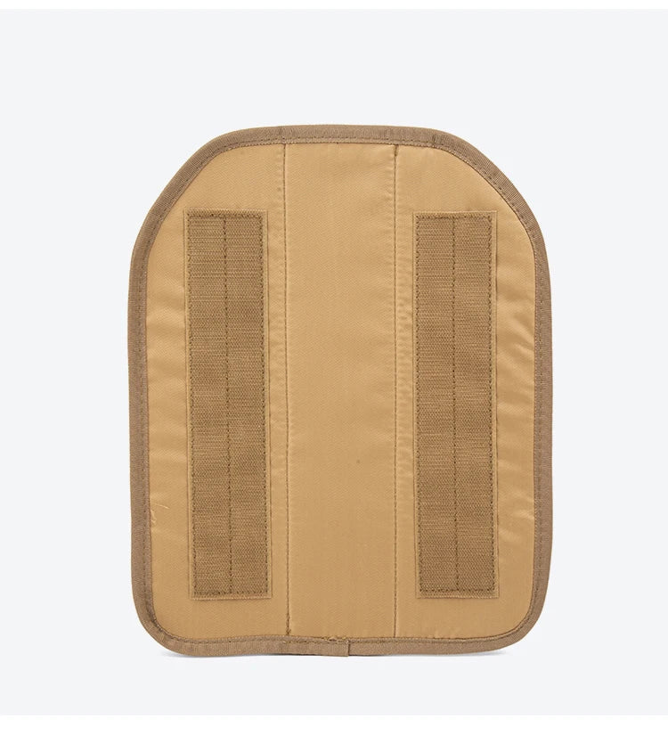 2 Pieces Removable Molded Tactical Vest Pad for Paintball Game Vest Tactical Plate Carrier Vest Cushion 26x33cm