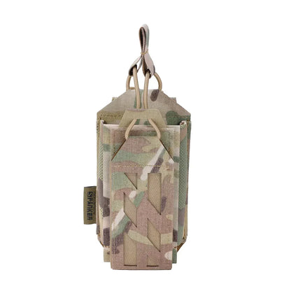 Tactical Radio Pouch Hunting Walkie Talkie Holder Open-Top Interphone Hanging Bag Molle Nylon Magazine Pouch