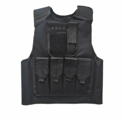 Children's Combat Camouflage Vest, Kids Airsoft Vests, Outdoor Paintball, Tactical Waistcoat Boys, Girl, Sniper Uniform