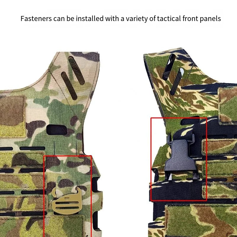 ICEPLATE EXO Tactical Vest Body Laser Cut Front And Rear Panels 500d Equipped With Hunting Combat Accessories