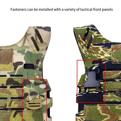 ICEPLATE EXO Tactical Vest Body Laser Cut Front And Rear Panels 500d Equipped With Hunting Combat Accessories