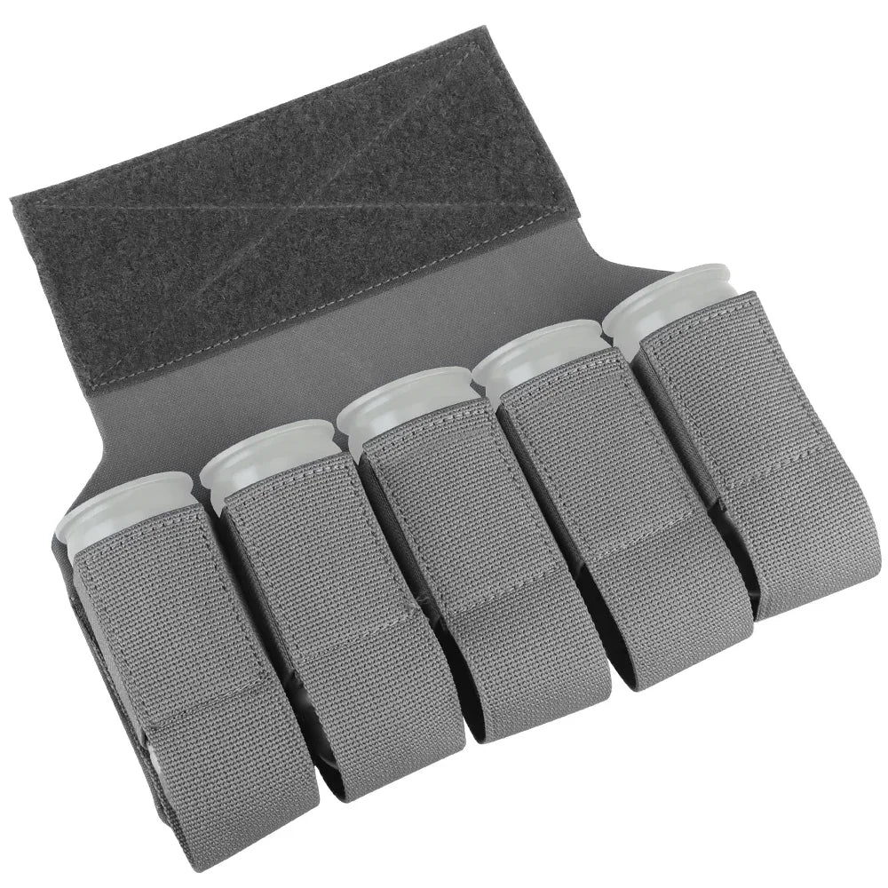 Airsoft M203 Grenade Sub Pouch 5 Round 40MM Banger Hanger Chest Rig Abdominal Tactical Vest Plate Carrier Accessories
