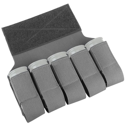Airsoft M203 Grenade Sub Pouch 5 Round 40MM Banger Hanger Chest Rig Abdominal Tactical Vest Plate Carrier Accessories