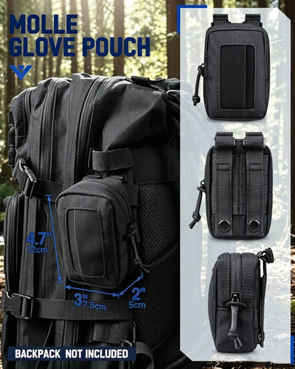 Disposable Glove Pouch MOLLE Nylon Tactical Pouch Duty Belt EMT Medical Gloves Storage Bag Outdoor Hunting Waist Pack Accessory