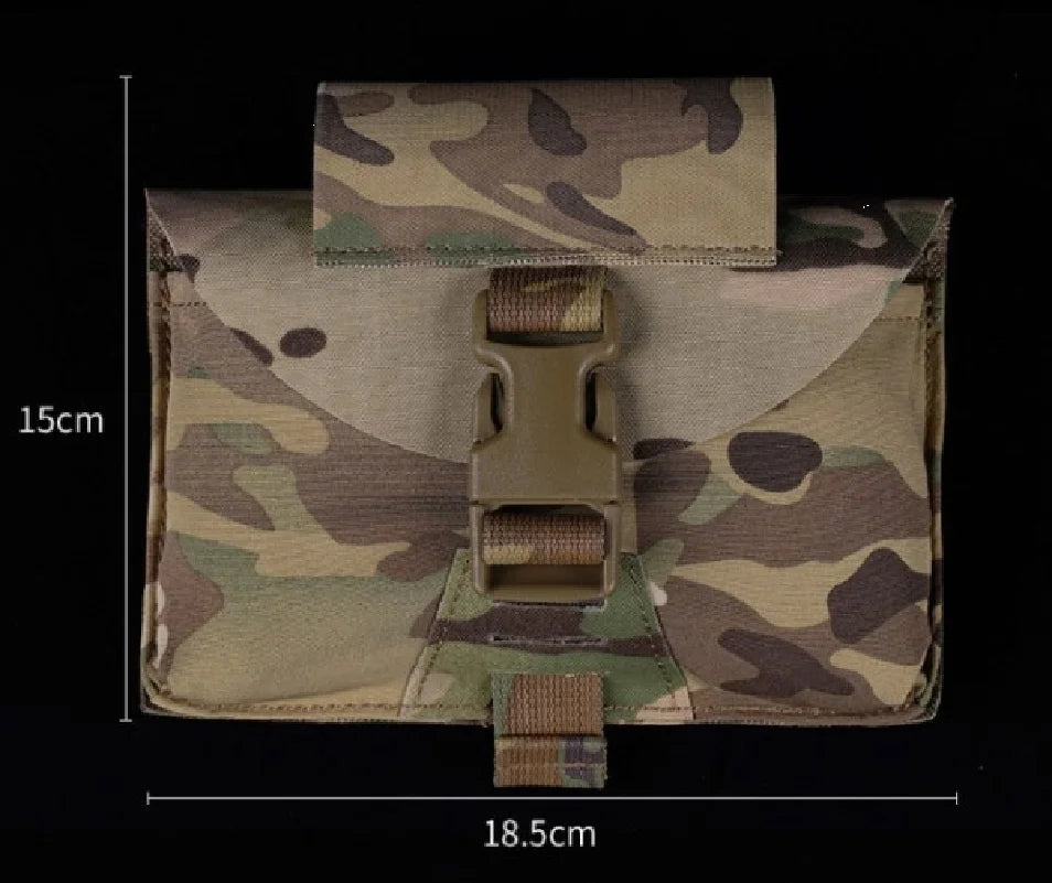 Men's waist bag, nylon hiking water bottle, mobile phone bag, outdoor sports hiking camping belt bag