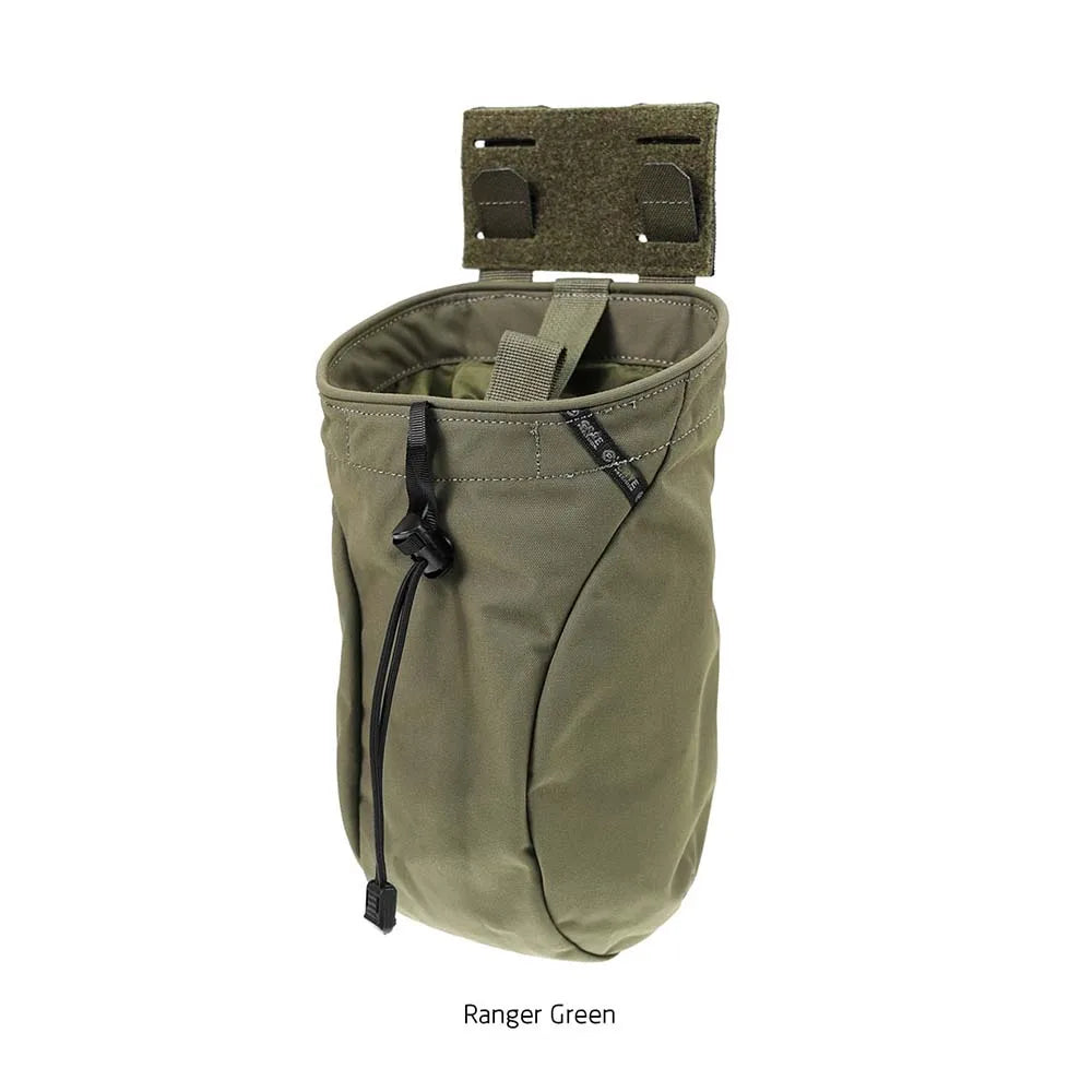 PEW TACTICAL CP Style Folding Dump Pouch MOLLE Drawstring Multi‑Purpose Utility Storage Pouch for Tactical Vest Belt PH110
