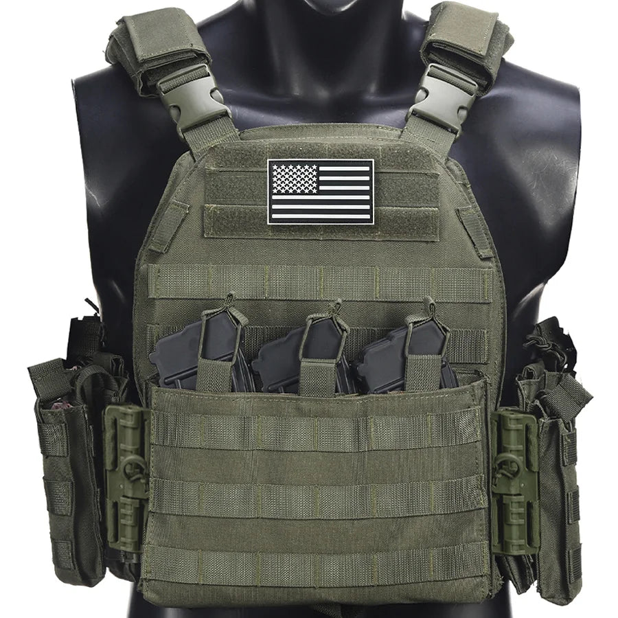Camouflage Hunting Vest Quick Ssssassembly Waist Shoulder Accessory Pouches Hidden Triple Equipment Bag Outdoor Outdoor Vest