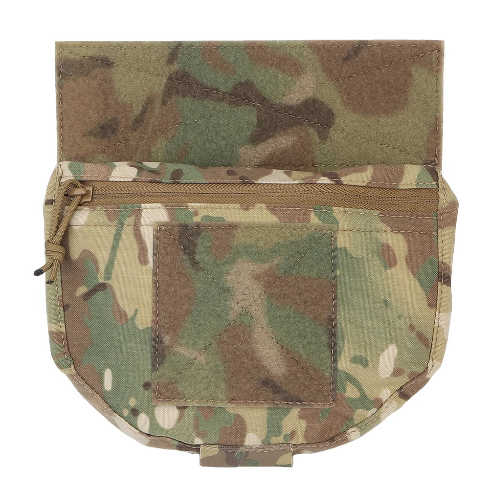 Tactical Chest Rig Drop Pouch FC JPC CPC LBT D3CR MK3 V5 Front Panel Airsoft Plate Carrier Vest Abdominal Storage Bag