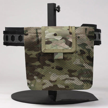 Airsoft Molle Dump Pouch Outdoor Roll-Up Drawstring Magazine Utility Folding Waist Bag Mesh Foldable Sport Hunting EDC Pocket