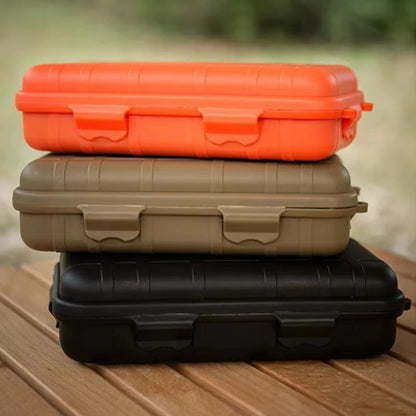 1PC Small EDC toolbox, outdoor camping survival kit, shockproof and waterproof water tank,outdoor survival storage box