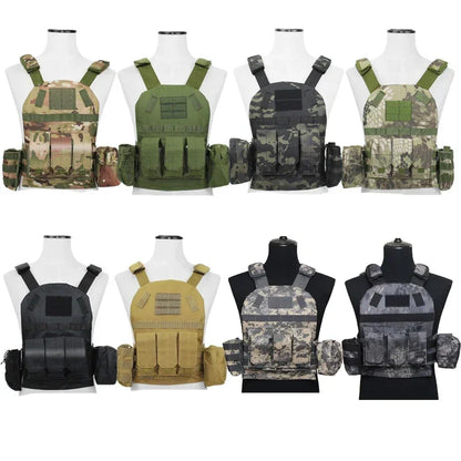 Tactical Kids Vest Military Airsoft Hunting Vest for Children Camouflage Combat Vests Molle Boy Girl Outdoor Paintball Gear
