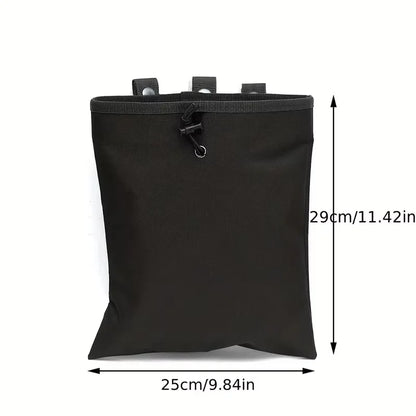 Tactical Hunting Molle Drawstring Magazine Dump Pouch Large Folding Recycling Bag garbage Bag Outdoor Ammo Storage Pack