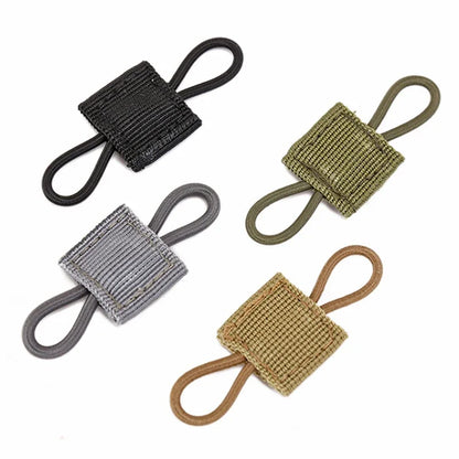 10Pcs/Pack Outdoor PTT Fixed Strap Tactical Vest Accessories Molle System Sling Adapter Buckle For Hunting Camping Accessories