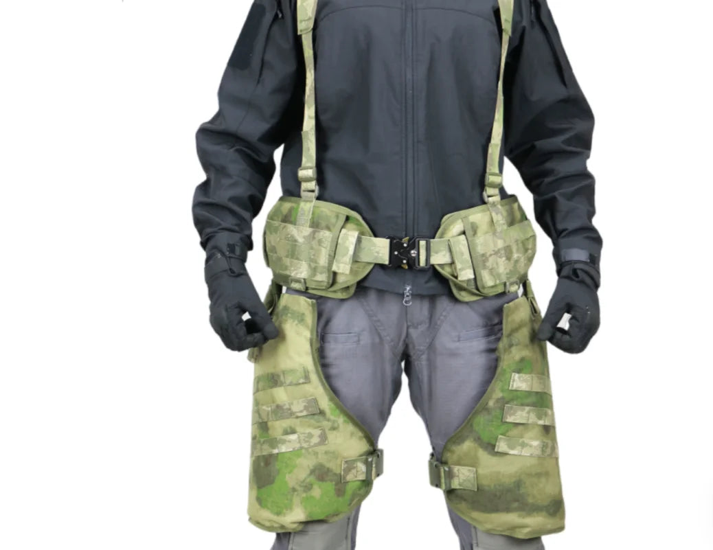 Level IIIA Soft Core Self-Defense Tactical Leg Guards Protection Quick-Release XL Size Thigh Guard