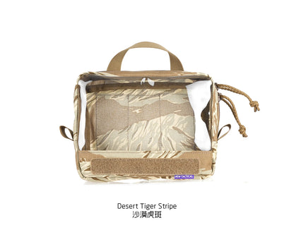 Visual Organizing And Storage Bag Made Of PET Material With Transparent Window Back Hook