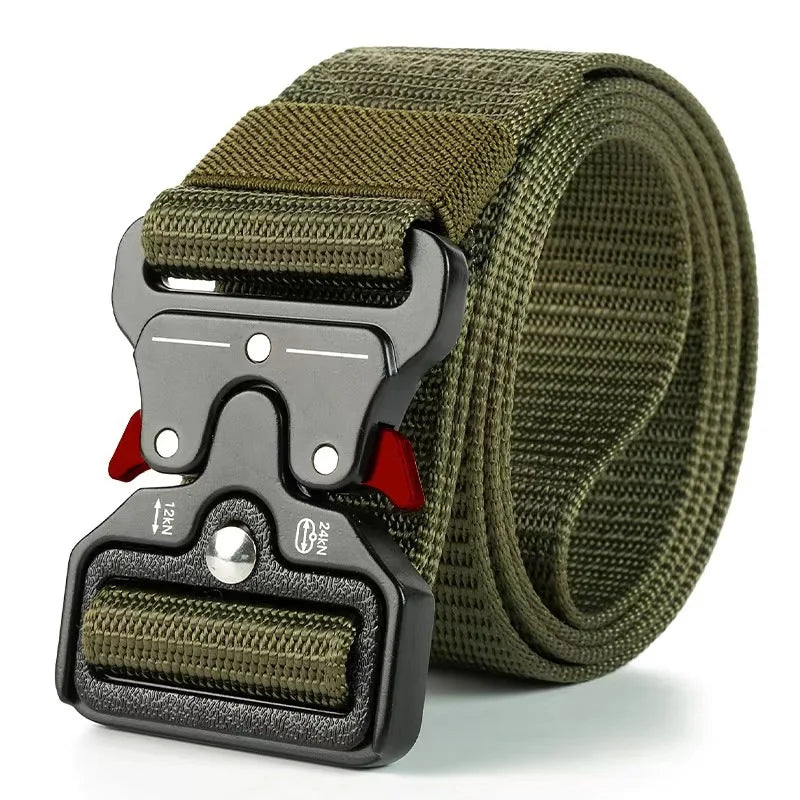 Tactical Belt Quick Release Outdoor Military Belt Soft Real Nylon Sports Accessories Men And Women Black Belt