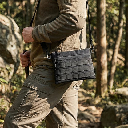 Ultra Thin Anti-Theft Shoulder Bag Outdoor Leisure Commuting Bag Tactical EDC Molle Bag Multifunctional Tool Bag with Straps