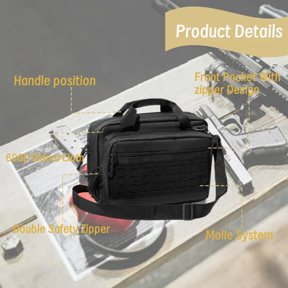 Tactical Gun Bag Concealed Carry Airsoft Pistol Pouch Outdoor Sport Hunting Portable Handgun Protection Case