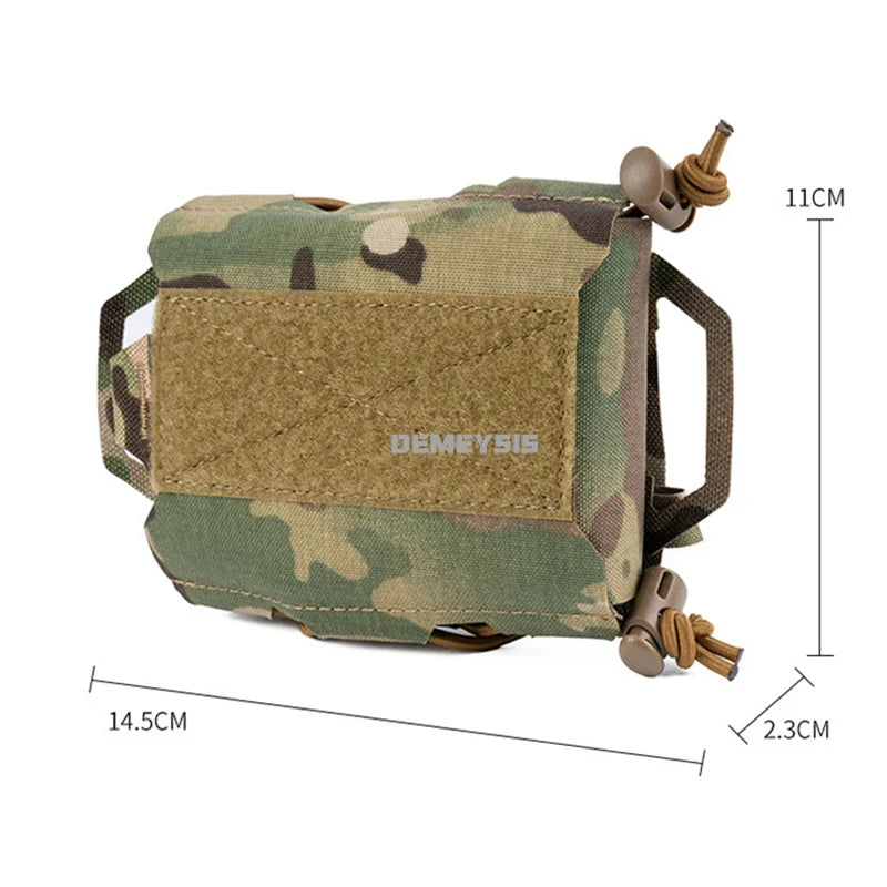Tactical First Aid Kit Pouch Quick Deployment IFAK Compact Trauma Pouch Outdoor Hunting Shooting Airsoft MOLLE Medical Bag