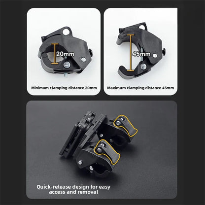 Multi‑Purpose Quick Detachable Adjustable Carry Holster for Stick, Sword, Axe, Portable Outdoor Emergency Survival Sheath
