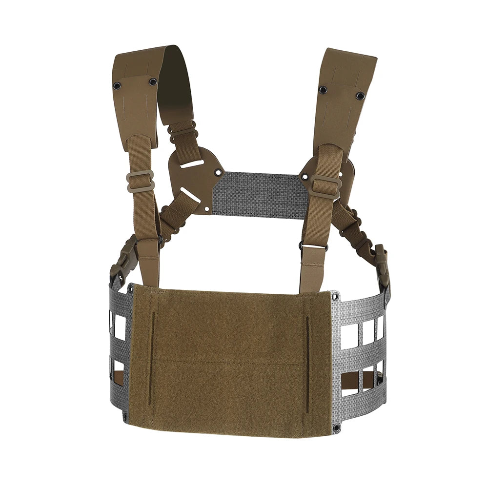 Tactical Chesty Rig Wide V2 Ferro Style Lightweight MOLLE Outdoor Hunting Combat Training Airsoft Vest FC Extended Equipment