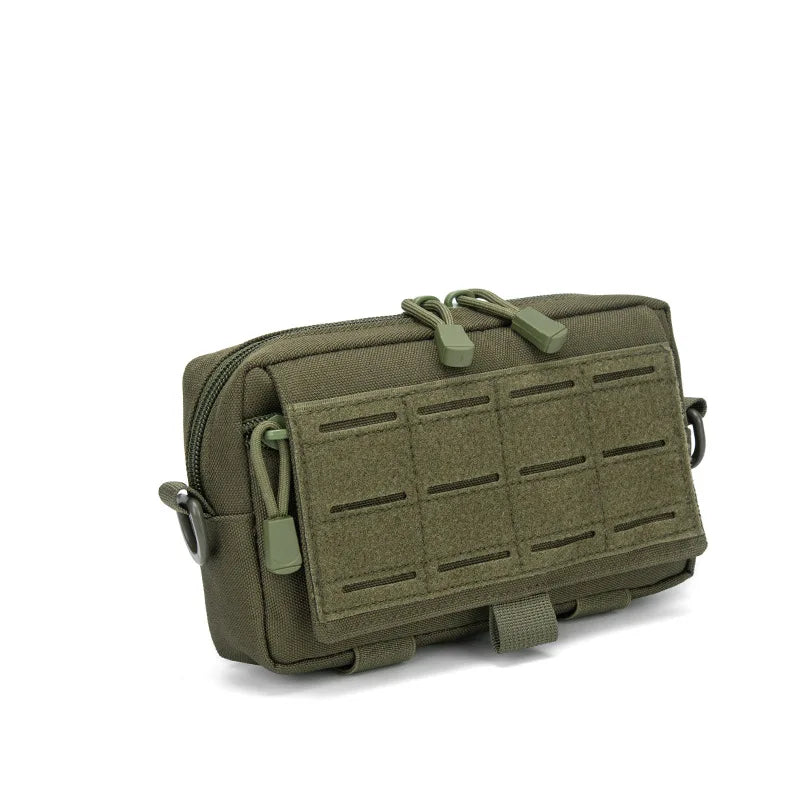 Tactical Outdoor Sports Tactical Waist Pack, MOLLE Accessory Functional Pouch, Waist-Mounted Bag, Laser Medical Bag, EDC Tool